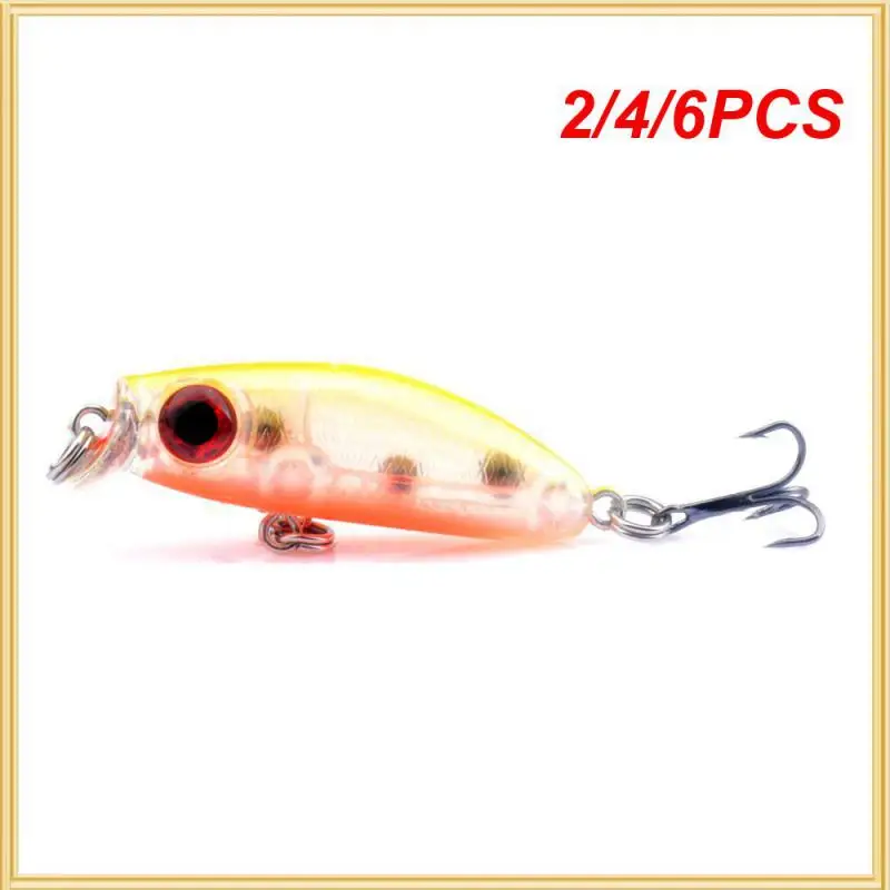 2/4/6PCS Luya Fake Bait Sea Fishing Bait Micro-object Fake Bait Wave Climbing Submerged Bionic Fake Fishing Bait