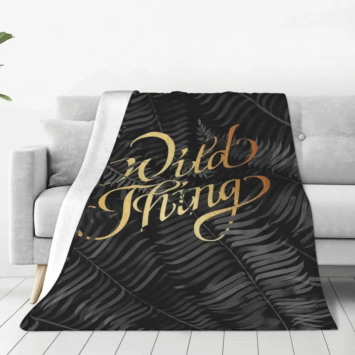 

Wild Thing Black Four Seasons Universal Blanket Office Can Be Laid Father's Day Gift