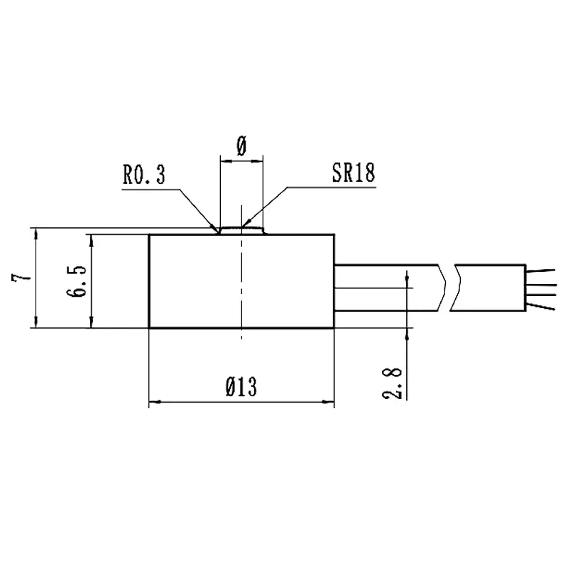 Mini Sensor: 200kg Tension Compression Load Cell for Tactile Test, Weighing & Automation