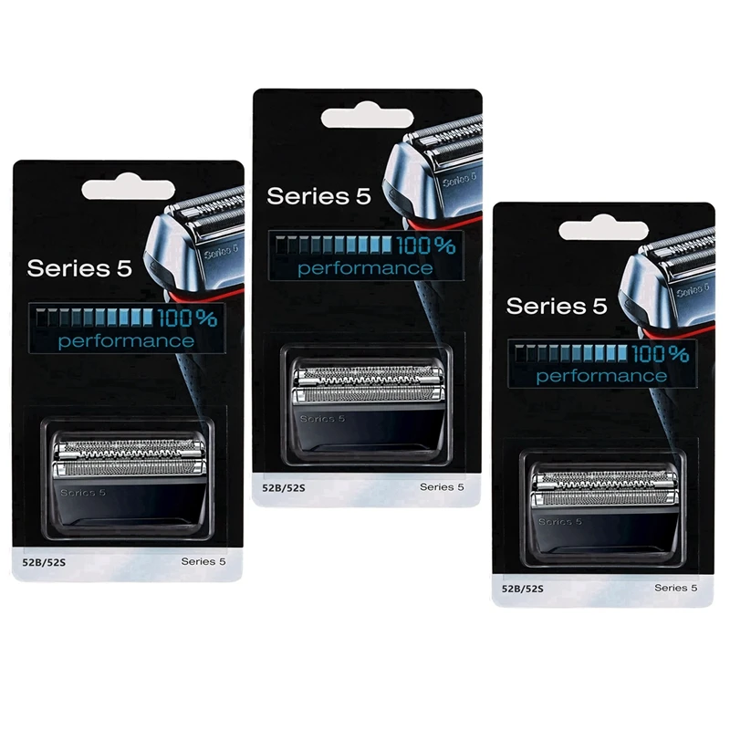 

52B Replacement Head Compatible with Braun Series 5 Electric Shaver Razor 5090/5190cc,5040/5140s,5030s,5147s,5145s,5195cc,5197cc