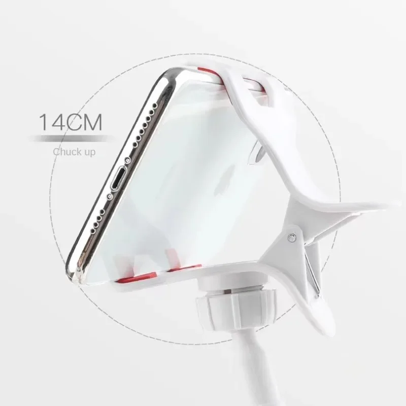 100cm Phone Clip on Stand Holder with Grip Flexible Long Arm Lazy Bracket Mount Clamp for IPhone 15 Pro Accessories Phone Holder image 5