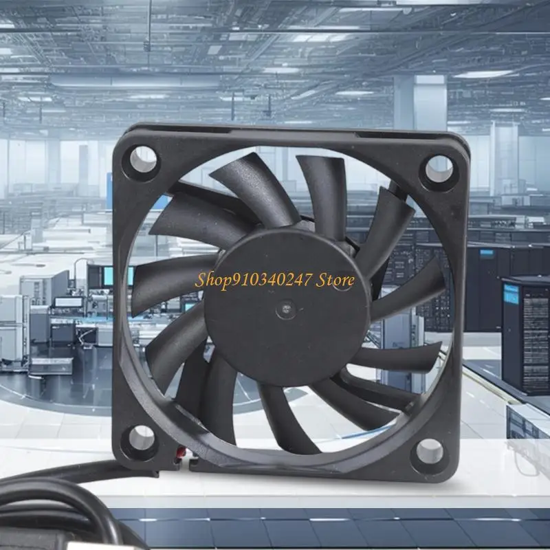 Q22A 60x10mm USB 5V Quạt máy tính làm mát cho máy chủ PC Tủ Bộ định tuyến Bộ thu tín hiệu