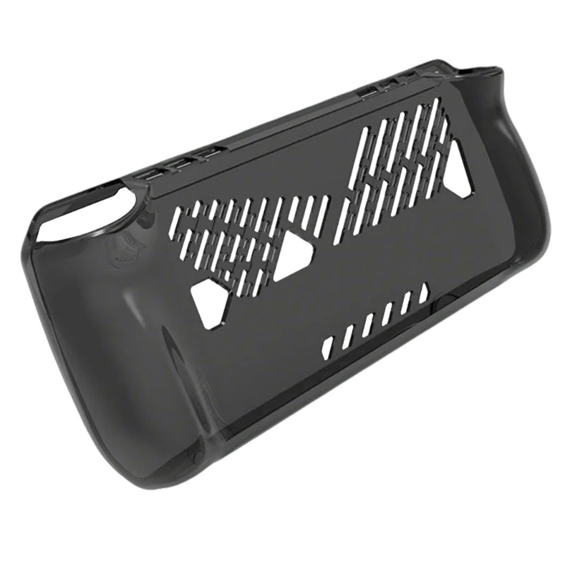 Capa protetora para consoles jogos rog, capa flexível à prova choque com orifício ventilação, caixa macia para gamepad