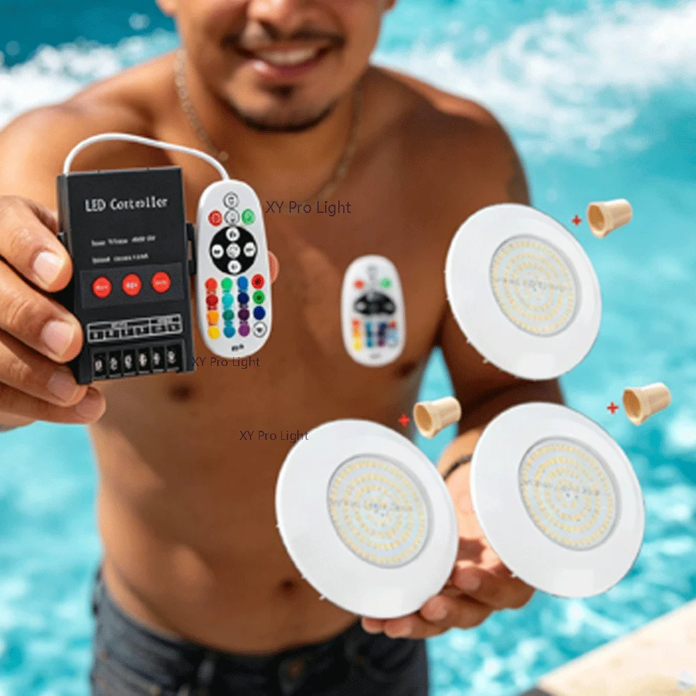 

12W RGB LED Pool Light DC12V Bluetooth APP Control Outdoor/Indoor Underwater Scenes,Fountains,Landscapes-Piscina Luz Spotlights