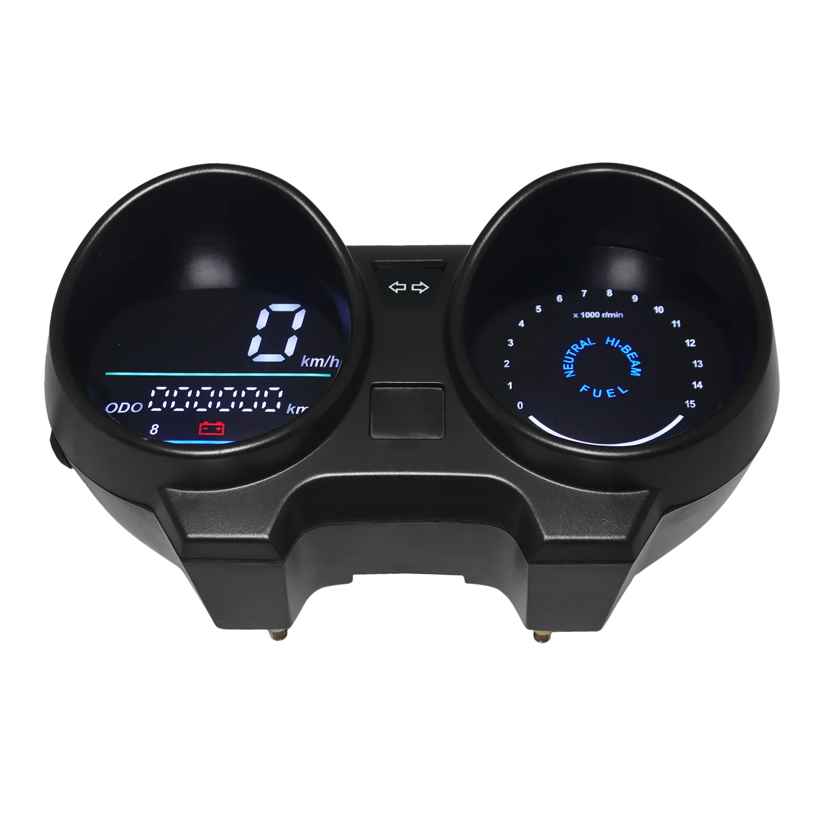 Cyfrowy prędkościomierz motocyklowy LED do CG125 Miernik obrotów Moto Dashboard Panel cyfrowy do TITAN 150 Honda CG150 Fan 150 — zdjęcie 5