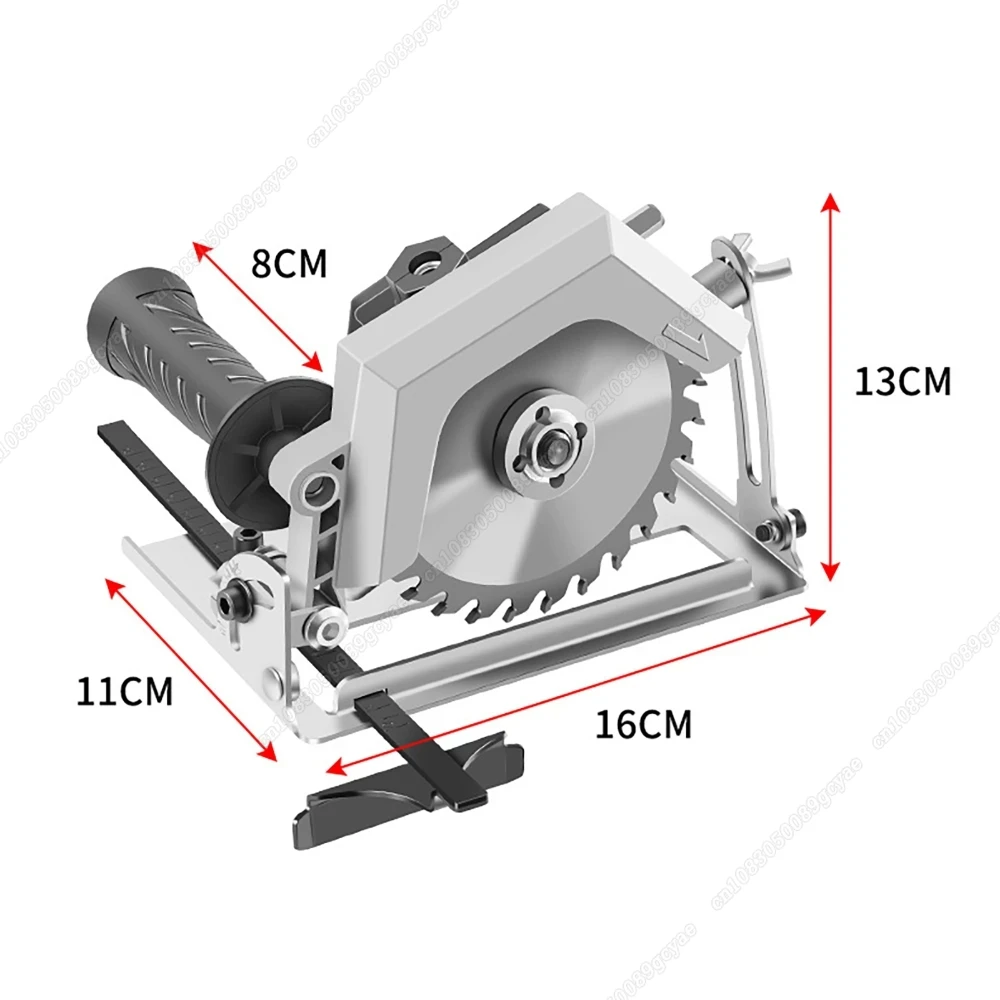 Imagem -06 - Máquina de Corte Elétrica Portátil Conversor de Broca Serra Circular Elétrica Adaptador de Ferramentas Elétricas Lâmina de Serra Polegada Corte 30 mm