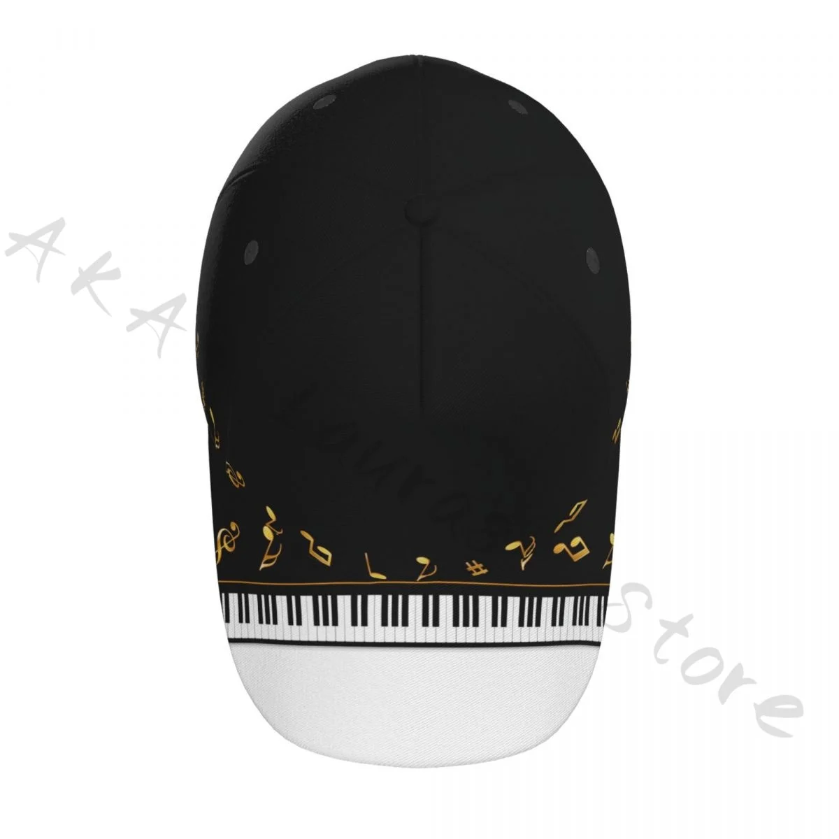 Golf hat men Baseball Cap Sports Piano Keys With Staff And Notes Snapback Hat Fashion Outdoor Hip Hop Hats For Men Women Unisex