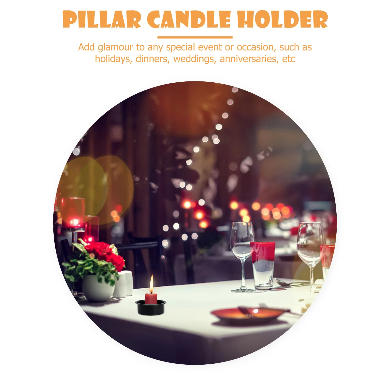 

5pcs Vintage Holders Iron Craftsmanship Table Centerpiece For Pillar Candles Farmhouse Wedding Party Decor