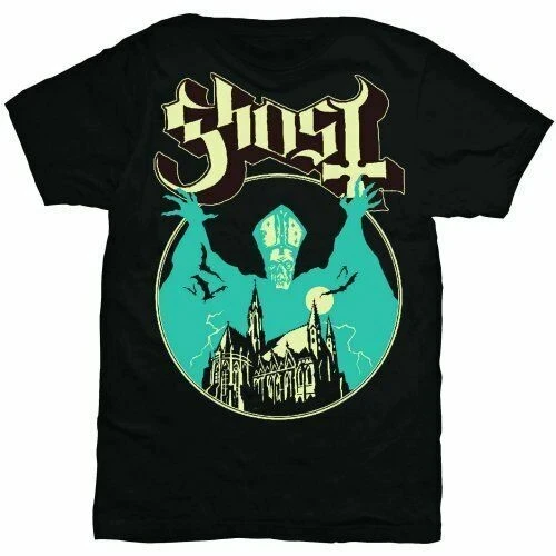 

American Retro Ghost BC T-shirt Opus Rock Metal Band Men's T-shirt New Summer Men's and Women's Couples Crew Neck Casual T-shirt