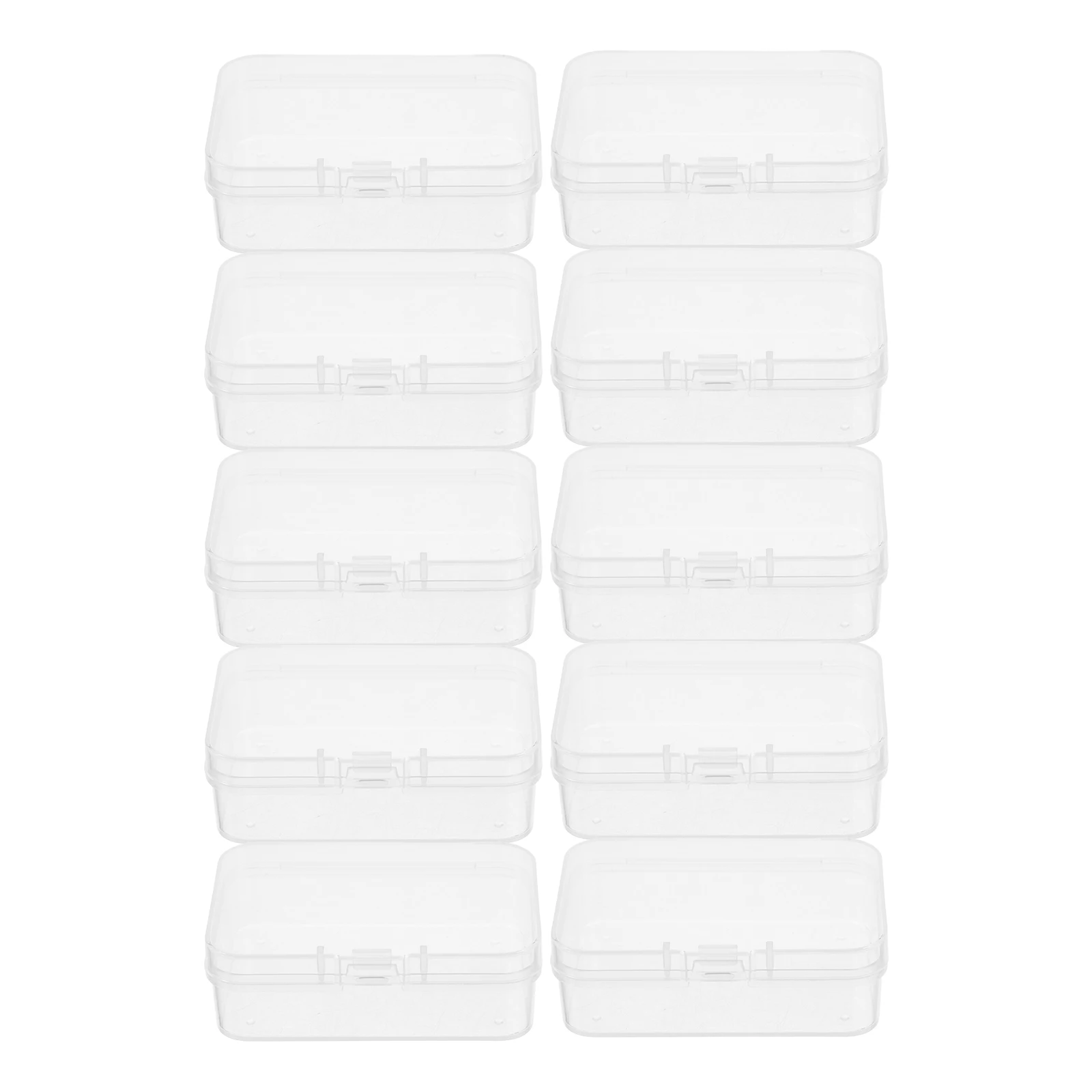 

10 Clear Plastic Boxes High Transparency PP Containers 6 5x4 5x2CM Beads Organizer Mini Storage Cases Small Clear Box Plastic