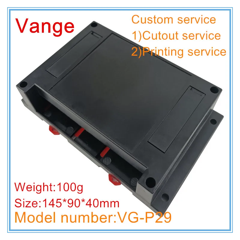 Vange diy PLC enclosure 145*90*40mm ABS plastic case