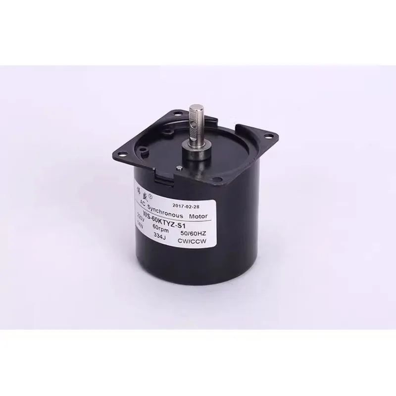 Imagem -04 - Ímã Permanente de Baixa Velocidade 60ktyz-micro Síncrono Motor ac Lento para Frente e Reverso 220v Motor Pequeno