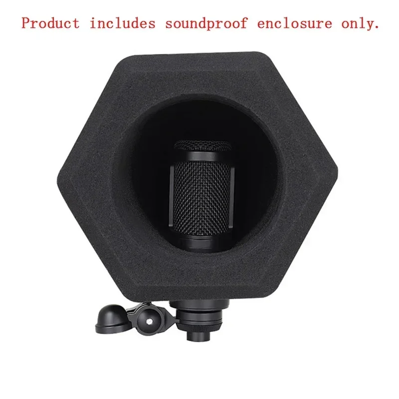 

C2 Universal Studio Mic Screen Live Recording Microphone Anti-Interference Noise Reduction Wind Screen Soundproof Filter Cover