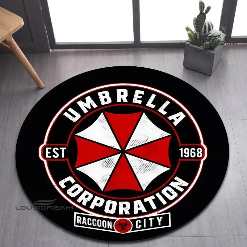 MINISO Biochemical Umbrella Round Carpet Non -slip Carpet Bedroom Decor Living Room Decoration Outdoor Rug Birthday Gifts INS