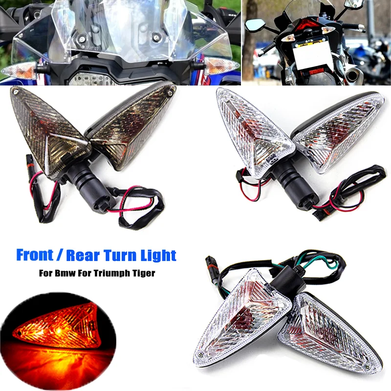 Motorcycle Front Rear Turn signals Light For Bmw S1000rr F800gt F900r R1250r C600 R1250gs Triumph Tiger 800 Aprilia Directional