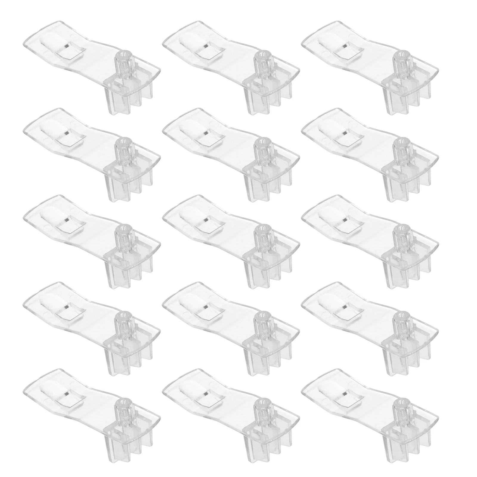 

30pcs Clear Plastic Shelf Supports Layer Board Brackets For Kitchen Cabinet Storage Replacement Pegs Clips Holders Durable