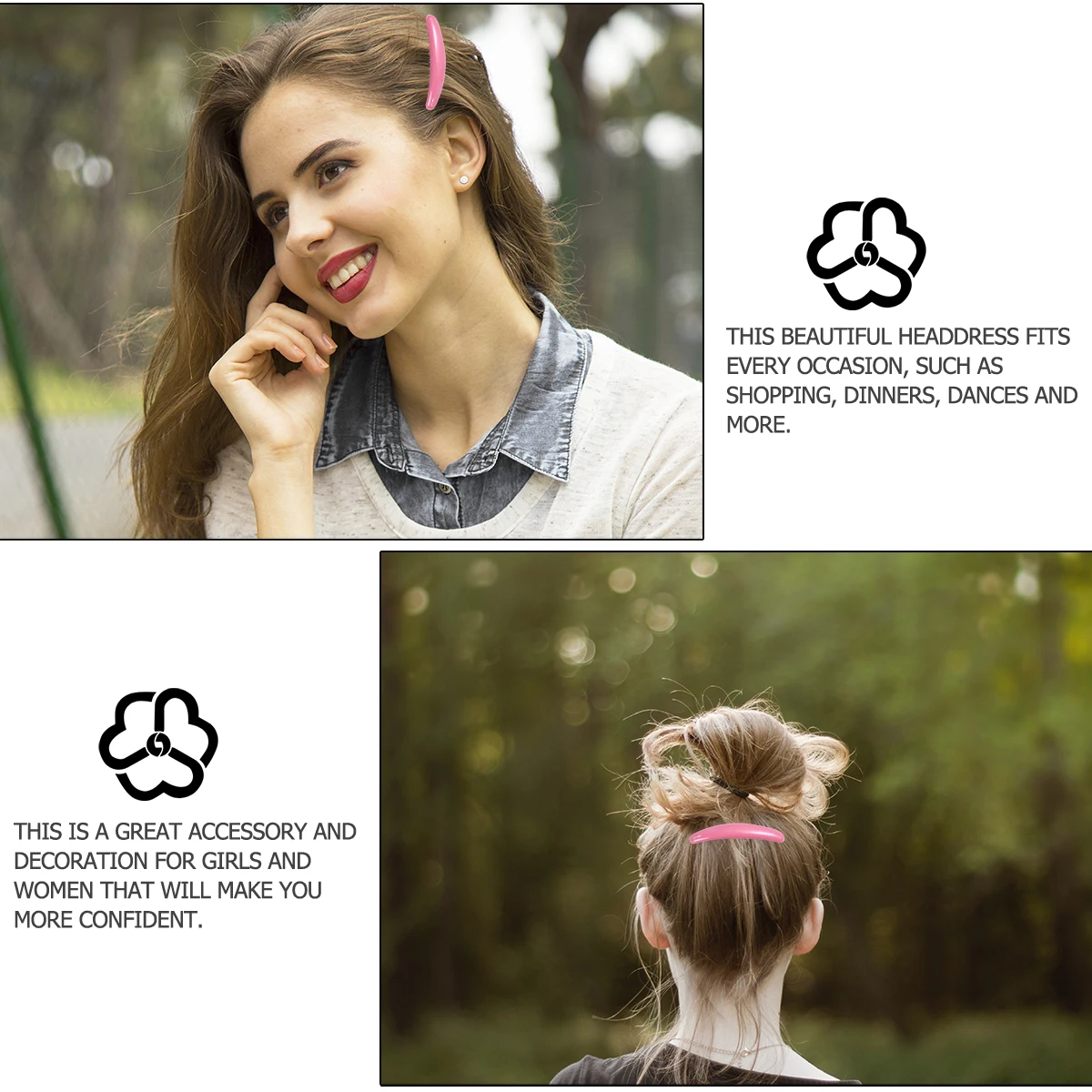 

3Pcs Elegant Hair Side Combs Anti Hair Accessories Tortoise Teeth Hair Clip
