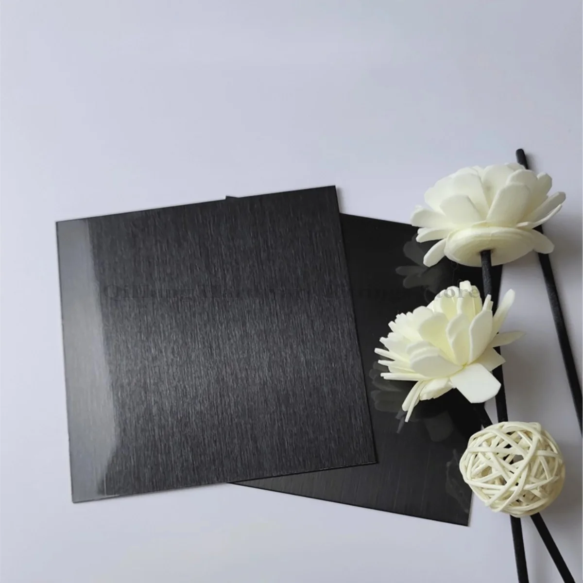 304 Black Titanium Brushed Glossy Stainless Steel Plate - Fingerprint Resistant, Customizable, Decoration Engineering Board