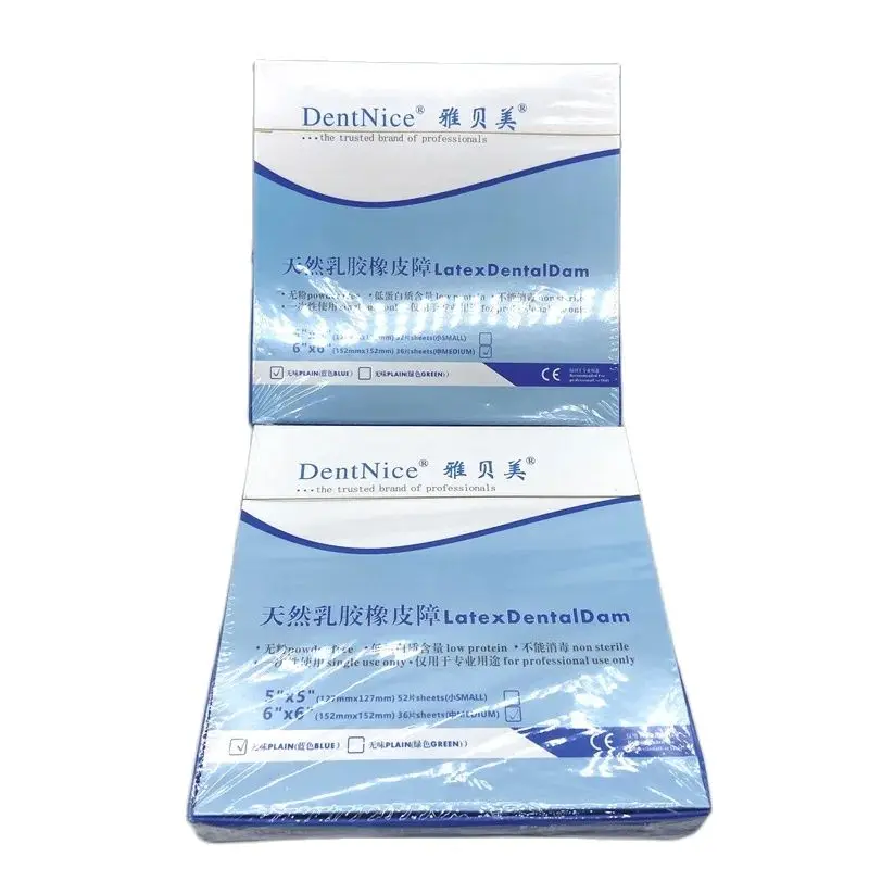 New Arrival Dental Surgical Consumables Latex Dental Dam for Adult and Child Oral Care Material