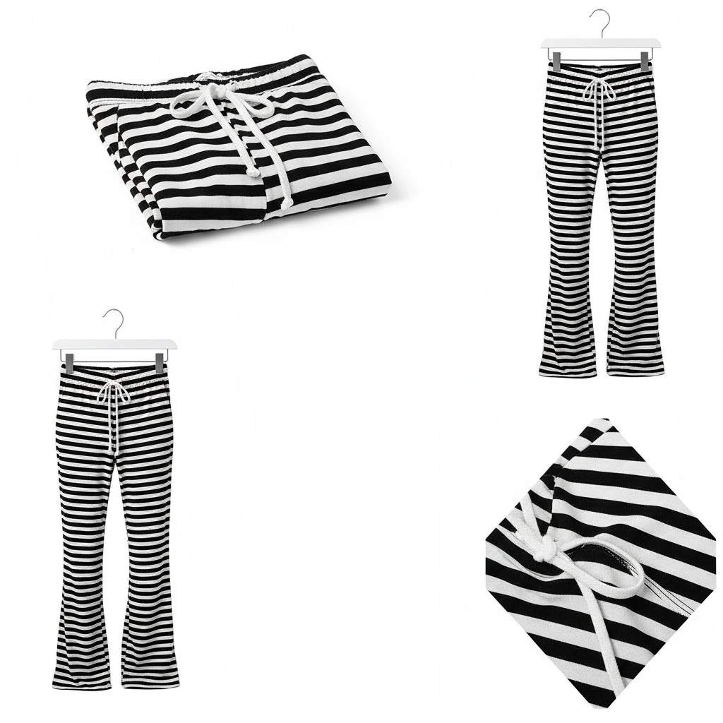 Stampa Sleep Bottom Donna Pantaloni lunghi in cotone Pigiama per la casa Pantaloni estivi antiscivolo morbidi Coulisse di grandi dimensioni Striscia