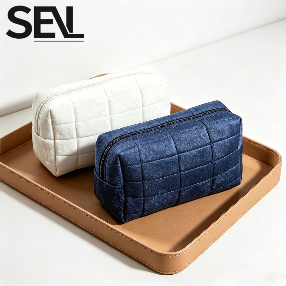 High‑End Sense Large‑Capacity Makeup Bag, Soft Pillow‑Style Cosmetic Storage Bag, Waterproof Portable Toiletry Bag