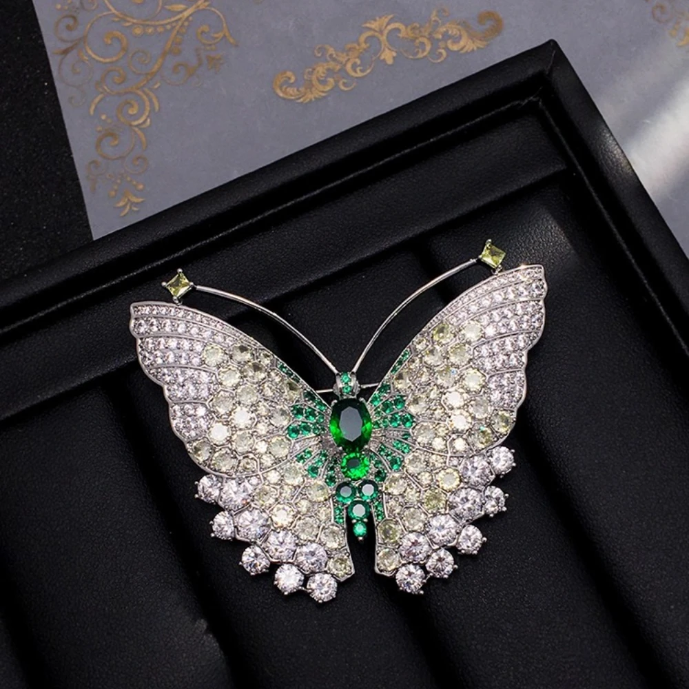 Baroque Luxury Beautiful Butterfly Insect Design Men Women Brooch Pin，Jewelry Accessories, WeddingHolidayPartyCoupleSurpriseGift