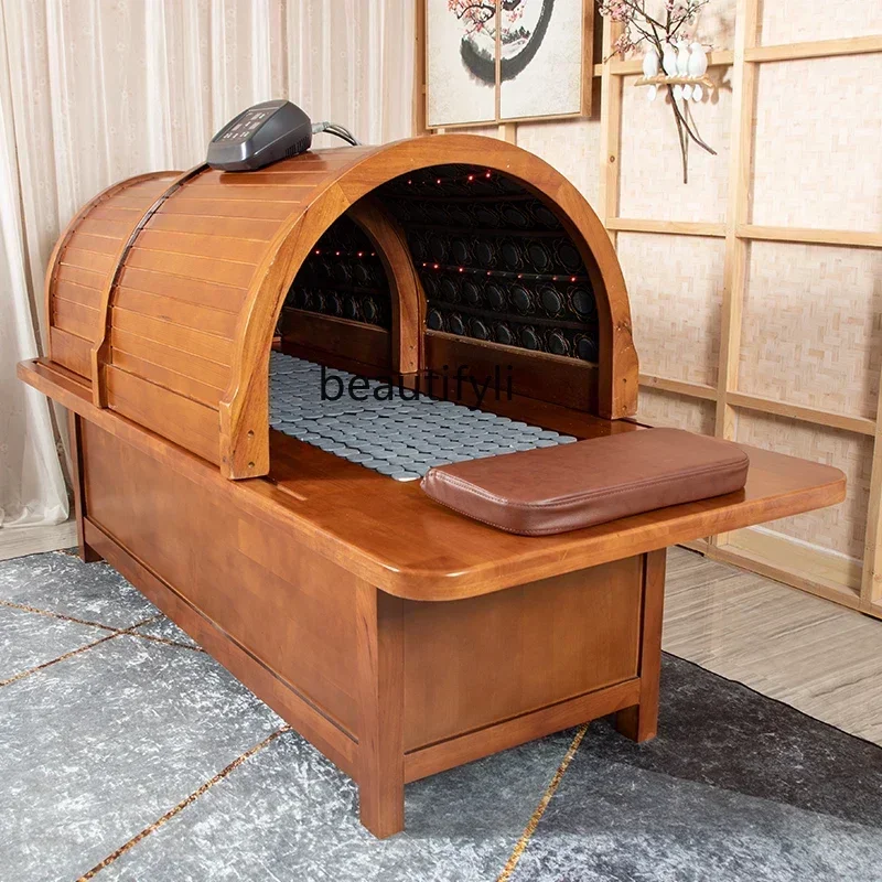 

xxqAutomatic Smoke-Free Moxibustion Physiotherapy Bed Whole Body Moxibustion Sweat Steaming Bed Medical Massage Sweating Bed