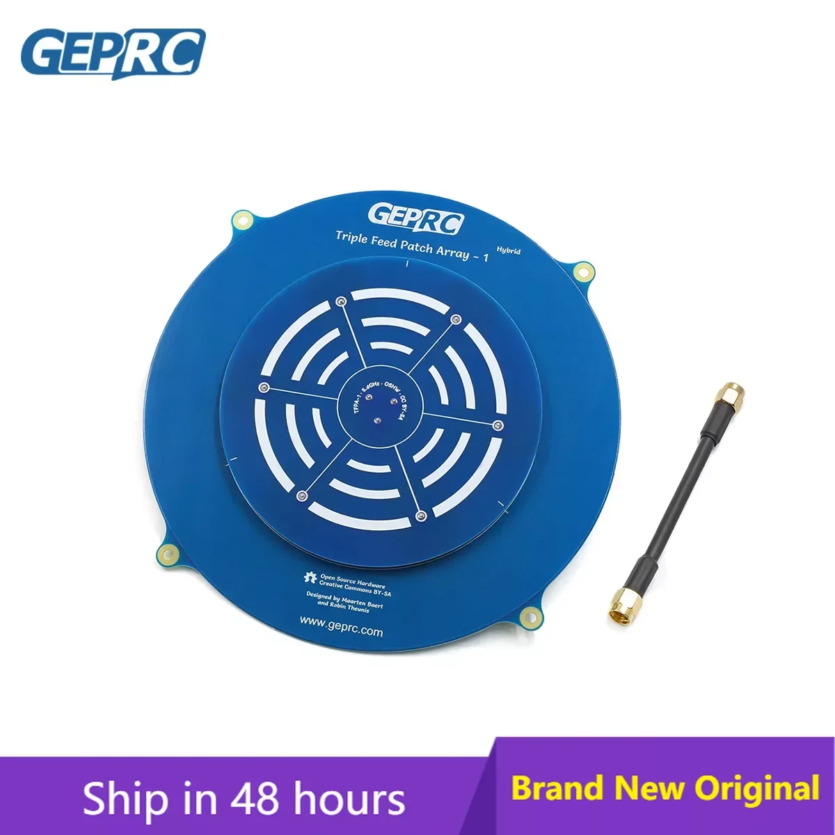 GEPRC Triple Feed Array 5.8G 14DBI Circular Polarized FPV Antenna Compatible RHCP LHCP