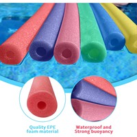 Hollow 65*20*150cm Pearl Cotton Stick Water Buoyancy Swimming Stick Game Stick Learning Swimming Stick Floating Foam Tube