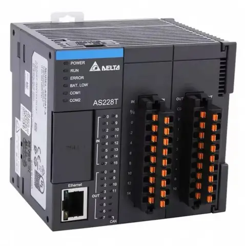 Delta AS300 AS200 AS228 AS228t As228p Ax 308e AS228ra AS524C PLC Logic Controller Support EthterCAT CANopen Ethernet Wifi