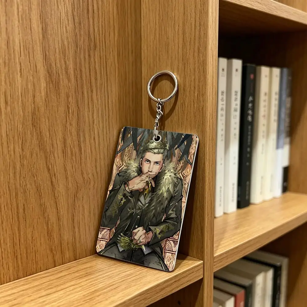 Horror E-Ethan W-Winters Card Holder Keychain Badge Holder Card Pass Hang Rope Lariat Lanyard for Key Rings Accessories Gift view 4