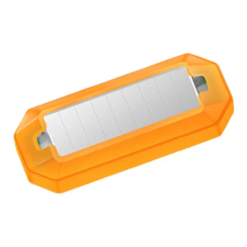 Car Solar Warning Light Solar LED Flashing Warning Light Self-Adhesive Intelligent Vibration Sensor Instant Turn On Automotive