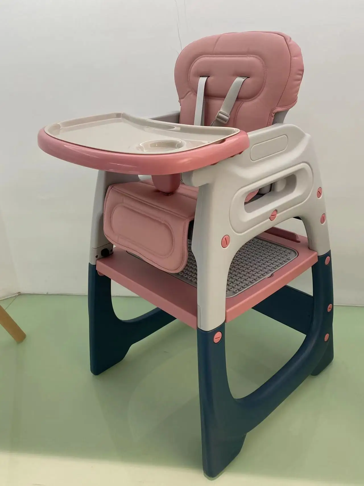 baby high chair 3 in 1 High quality portable eating chair dining comfortable plastic infant chair easy to clean kids feeding cha