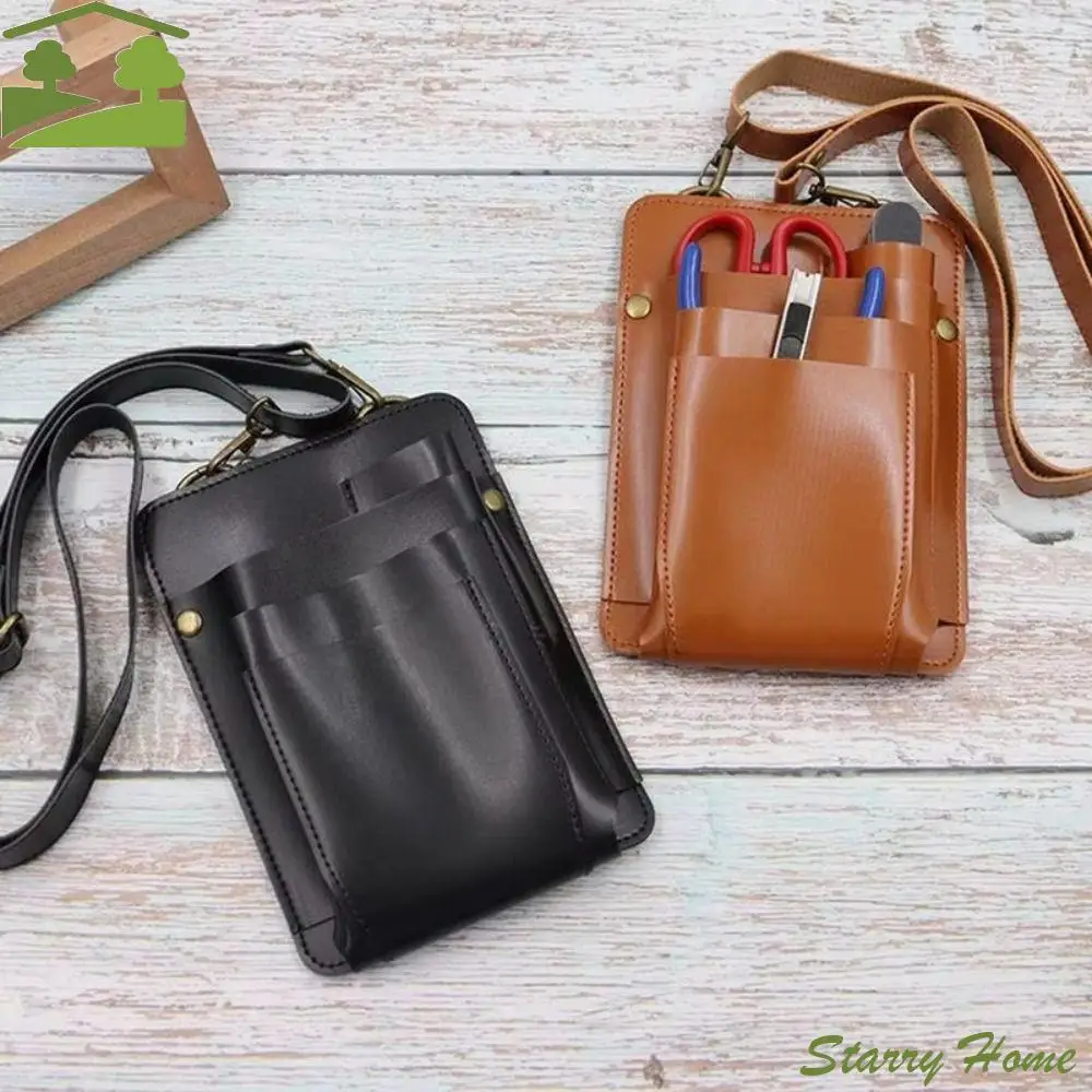

Heavy Duty Leather Garden Tool Belt Tool Storage Multi-layer Leather Tool Belt Portable Leather Reinforcement