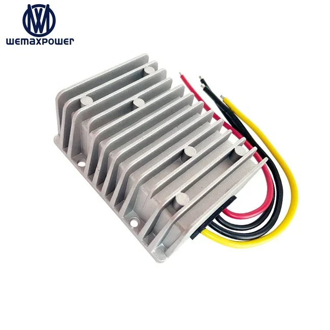 Good quality car 36vdc 48vdc step down 12vdc 30amp 36v 48v to 12v voltage regulator 30A 36 48 volt to 12 volt dc dc converter