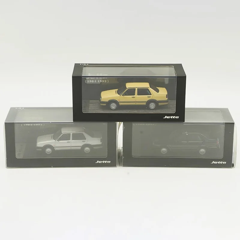 Original 1:64 Scale Vintage JETTA GT Limited Edition Alloy Car Model Classic Adult Souvenir Gift Static Display