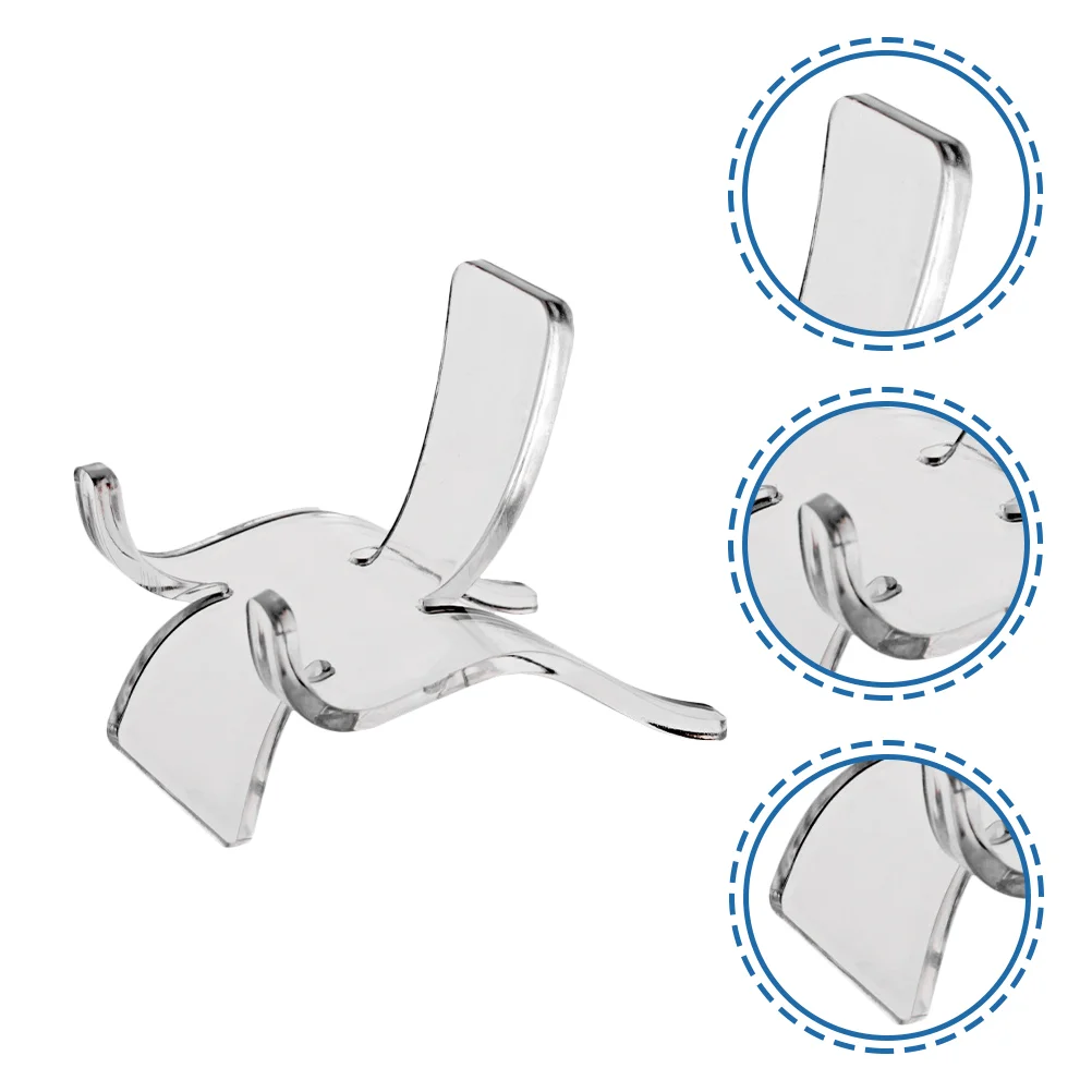 

24 Pcs Acrylic Display Stand Holder for Stones Shelf Stands Pendant