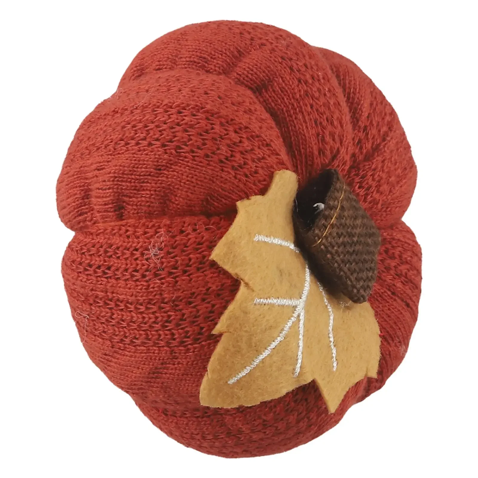 Reusable Knitted Pumpkin Decorative Pumpkins Fall Ambiance Warm Knit Details Year-round Elegance Festive Atmosphere