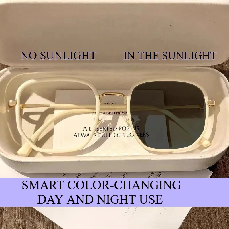 Light Sensitive Myopia Glasses, Color Changing Sunglasses, UV Resistant, Can Be Used By Both Boys and Girls