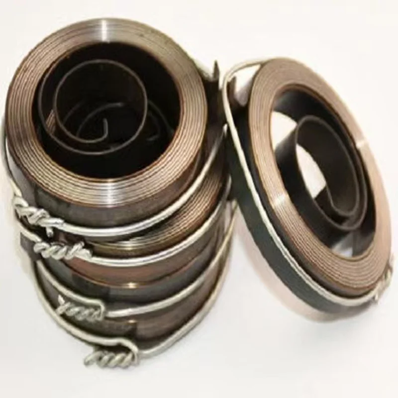 1/3/4PCS Spiral Flat Wire Coil Torsion Springs 0.16-0.3mm Thick 4-25mm Width Constant Force Extension Bench Drill Scroll Spring