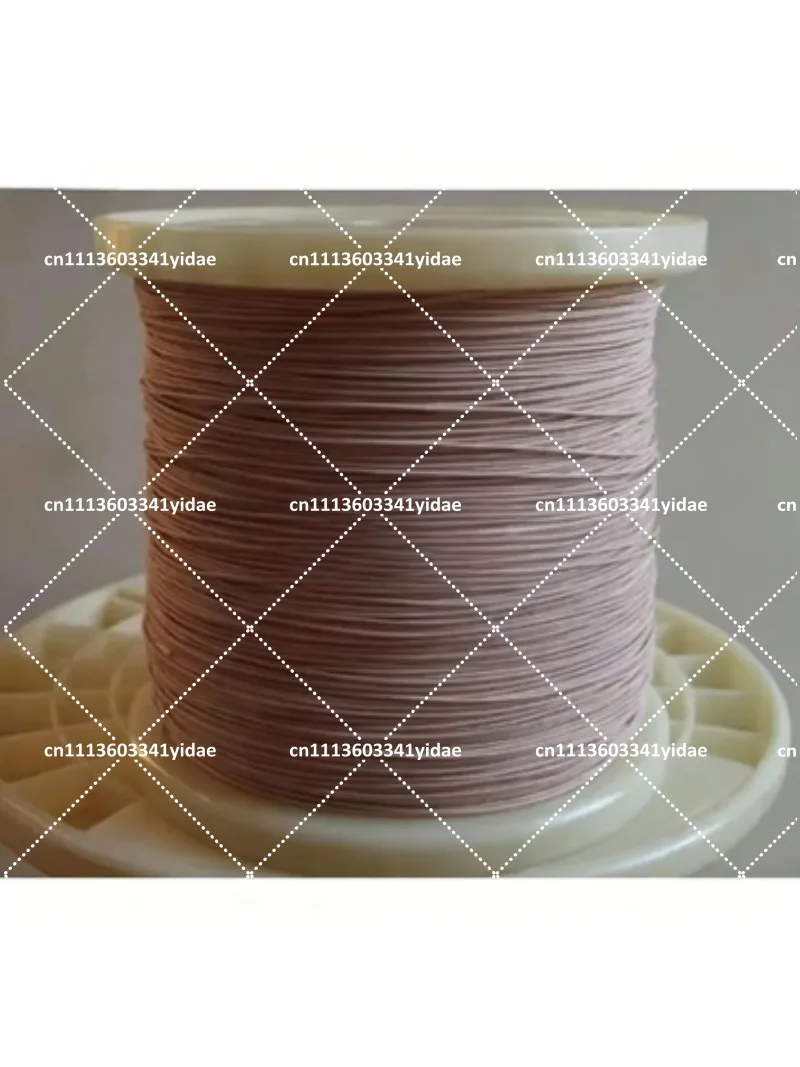 0.1x50ft Litz Wire Multi-Strand Copper Wire for Mining Machine Antenna Polyester Filament Yarn Envelope