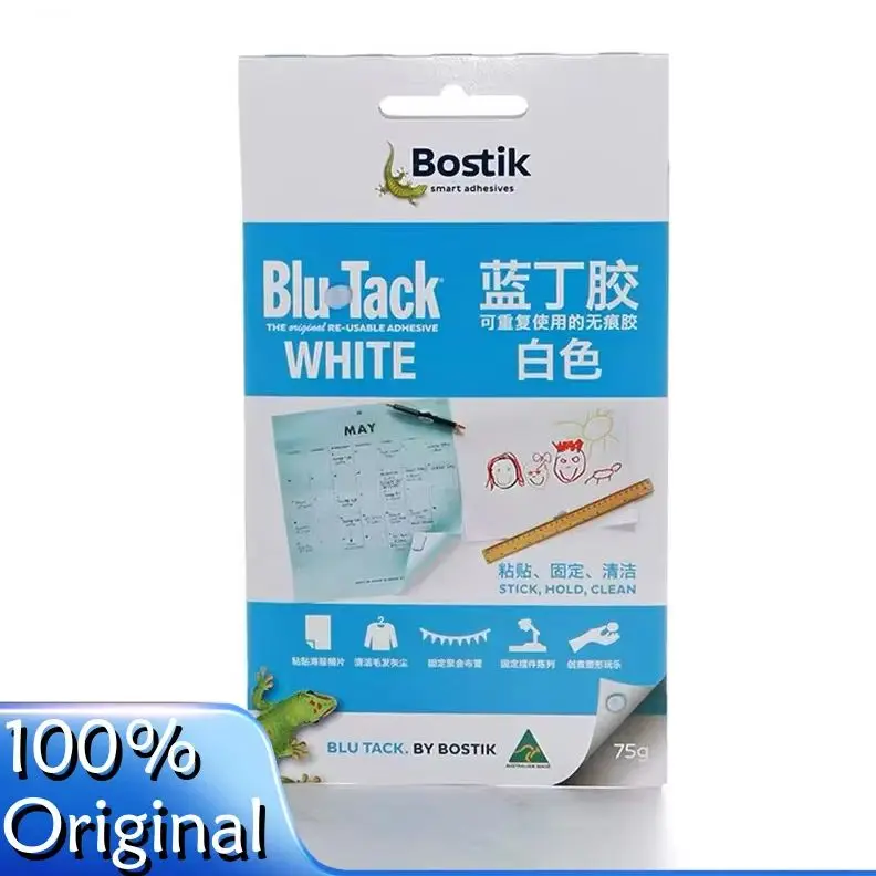 For Bostik BlueTack Multi-Purpose Adhesive Reusable Solution for Photo Walls DIY Cleaning and Model Fixation Original Product