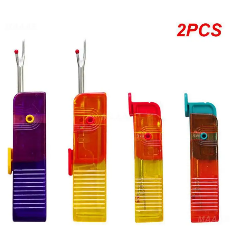 2PCS Needle Picking Tool Simple Convenient Plastic Polychromatic Undressing Tool Wire Removal Knife New Style Durable