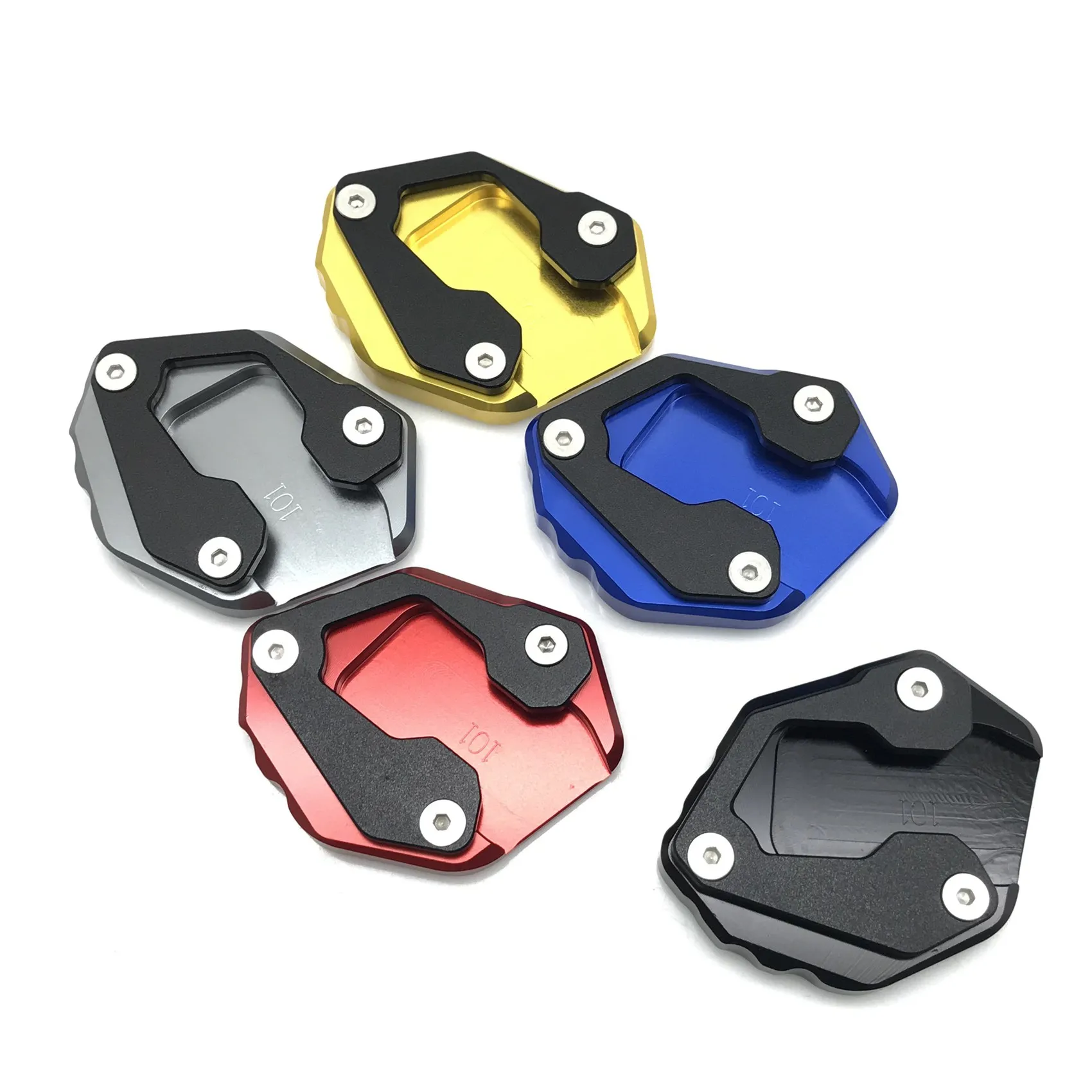 A58X-For MT-09 Tracer MT09 TRACER900 XSR900 Motorcycle Kickstand Side Stand Extension Pad Plate Enlarge