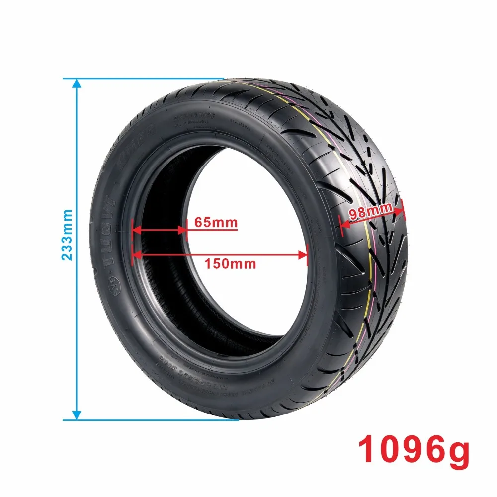 90/55-6 Tubeless Tire for Electric Scooter, 10 Inch Thick Off-Road Anti-Slip Puncture-Proof Vacuum Tyre
