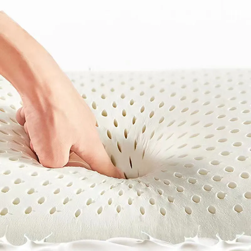 Breathable Latex Pillow Adult Rubber Pillow Core Ergonomic Outline Design Gift Sleep Aid Comfortable Soft Honeycomb Thailand Nat