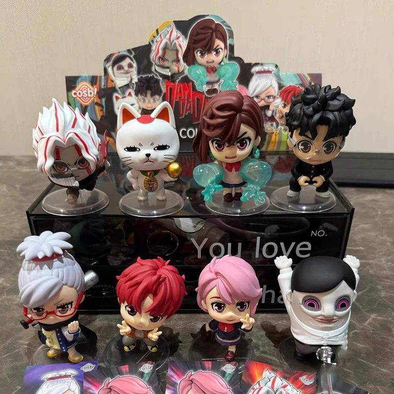 HOT TOYS Dandadan COSBI Blind Box Minifiguren-Set, offiziell lizenziertes Anime-Sammlerstück, Geschenk für Fans, Geburtstag, Neu 2025,