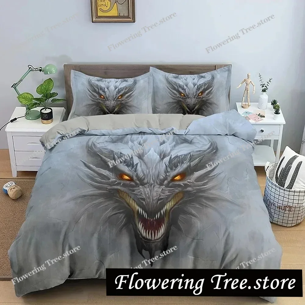

Dragon Bedding Set Boys Girls Twin Queen Size Duvet Cover Pillowcase Bed Boys Adult Fashion Home Textileextile