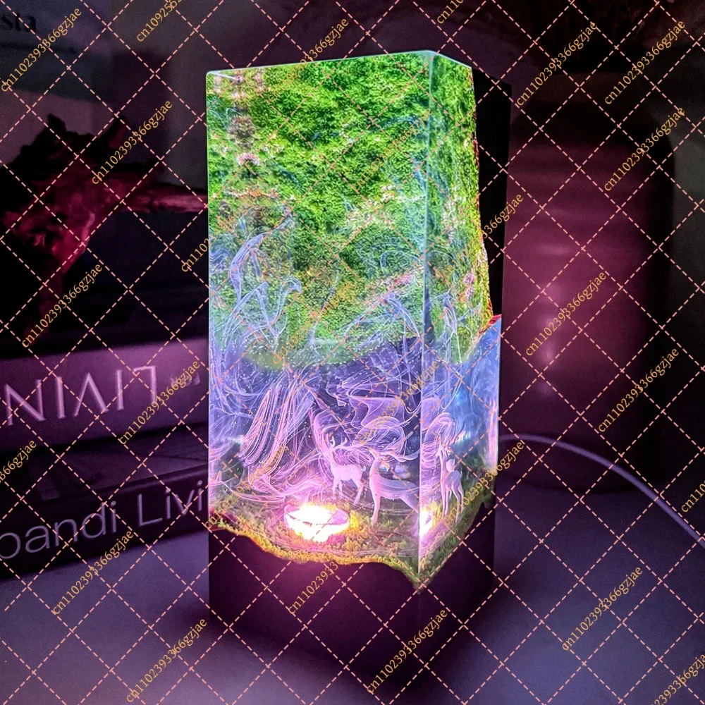 Resin creative three-dimensional model holiday gift