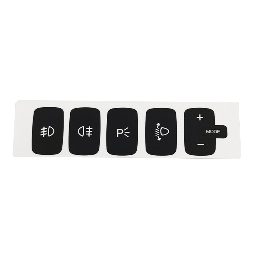 Push Button Sticker Knob Stickers Button Repair Reflective White Writing Firm Attachment Fits Control Cells Perfectly